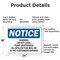 Signmission Warning Do Not Leave Pump Unattended All, 24 in W x Rectangle, Aluminum OS-2PACK-NS-A-1824-L-18905 - alternate 4